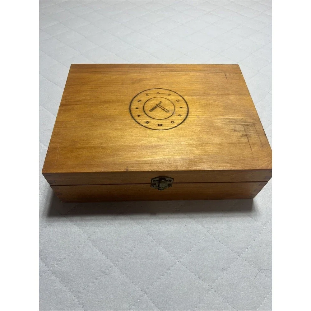 Leather Travel Shaving Kit - Tan